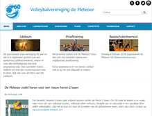 Tablet Screenshot of de-meteoor.nl